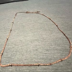 Rose gold necklace